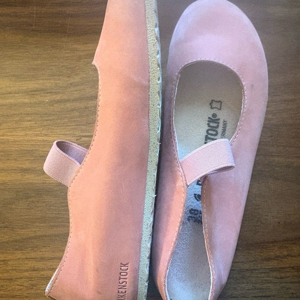 Birkenstock Tess Women’s size 7 (EU38) pink suede Mary Jane NWOB - Picture 3 of 5